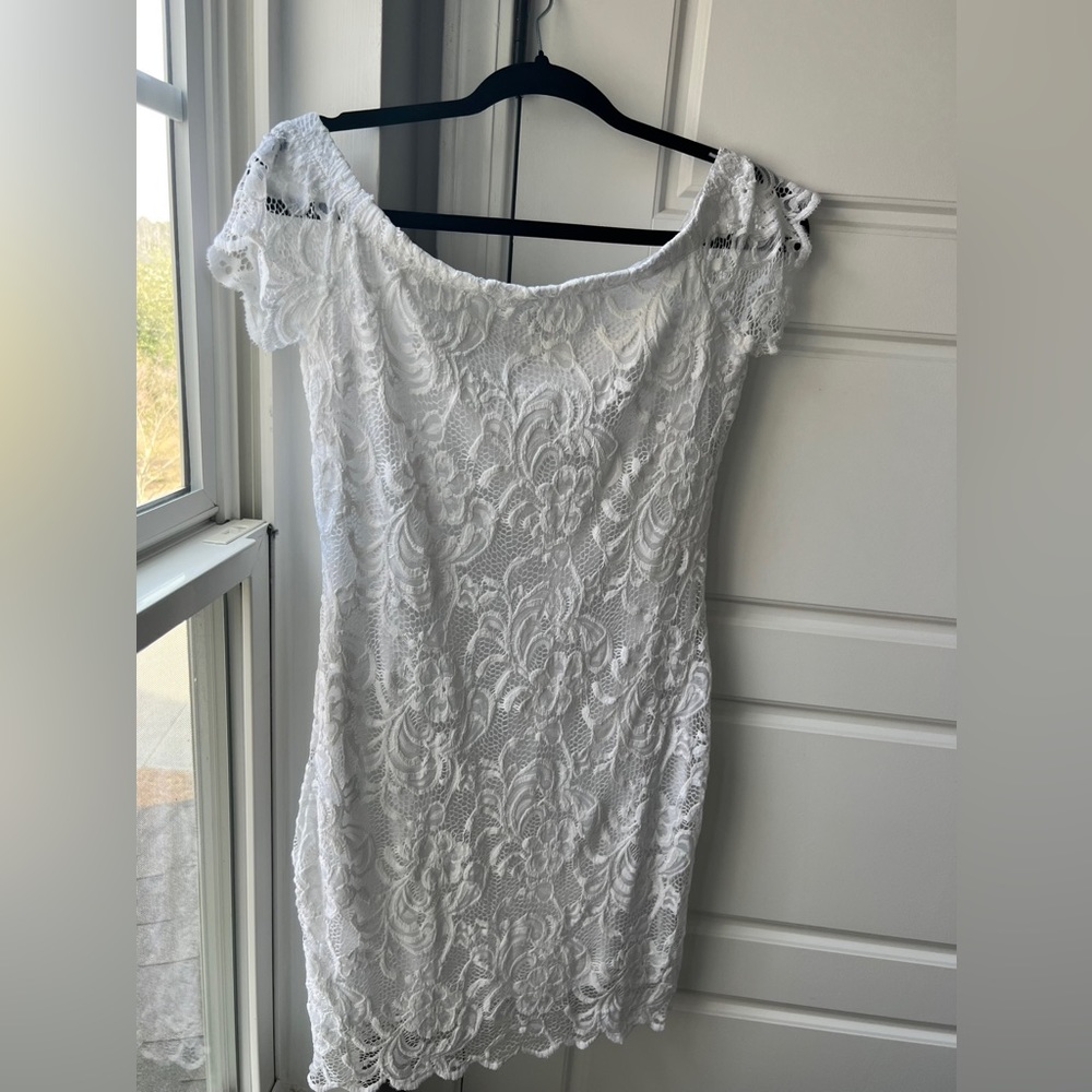 White Lace Dress